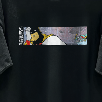 1998 Space Ghost 'Coast To Coast' Rare Washed Black T-Shirt