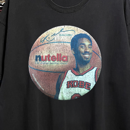 Kobe Nutella Washed Black Tee