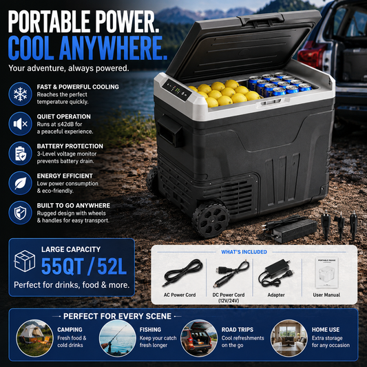 🌊Summer Hot Sale🌹Euhomy Portable Car Refrigerator