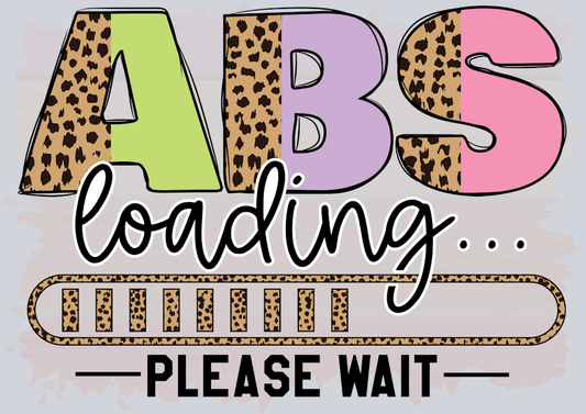 Abs Loading Please Wait - STK06670 (DTF Transfers)