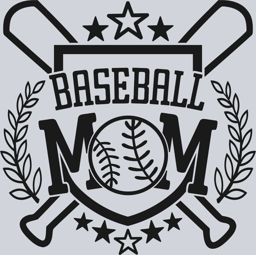 Baseball Mom - Black - STK00416 (DTF Transfers)