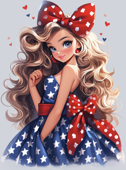 American Doll 15 - STK00200 (DTF Transfers)