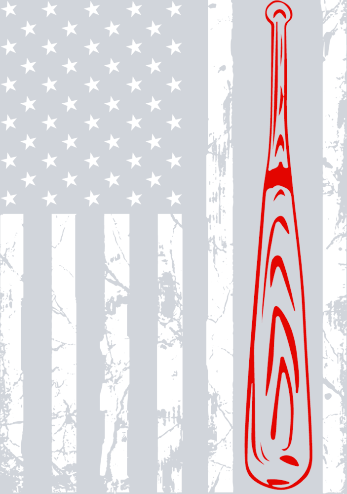 Baseball Flag Stars - STK00401 (DTF Transfers)