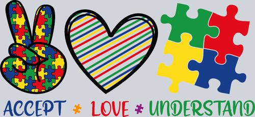 Accept Love Understand - STK00055 (DTF Transfers)
