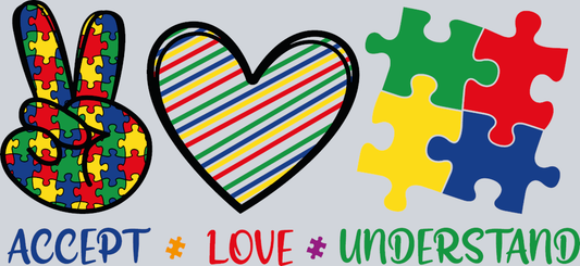 Accept Love Understand - STK00055 (DTF Transfers)