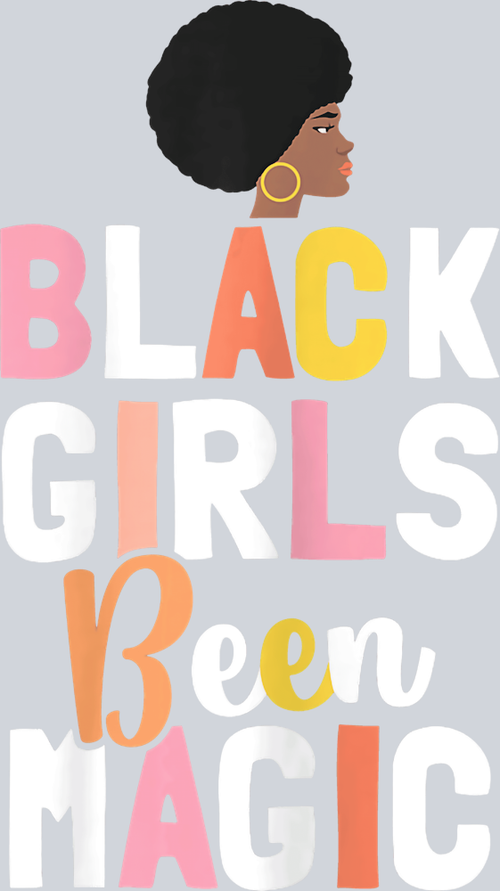 Black Girls Been Magic Walking Queen - STK00647 (DTF Transfers)