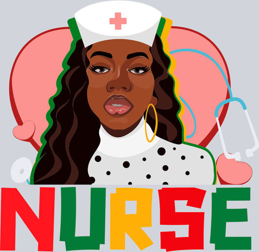 Black Nurse - STK00886 (DTF Transfers)