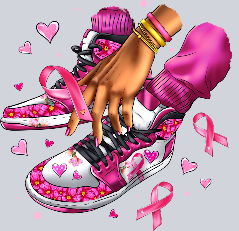 BCA Sneakers Cancer - STK00458 (DTF Transfers)