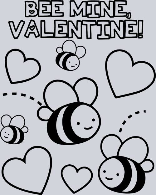 Bee Mine Valentine - STK00532 (DTF Transfers)