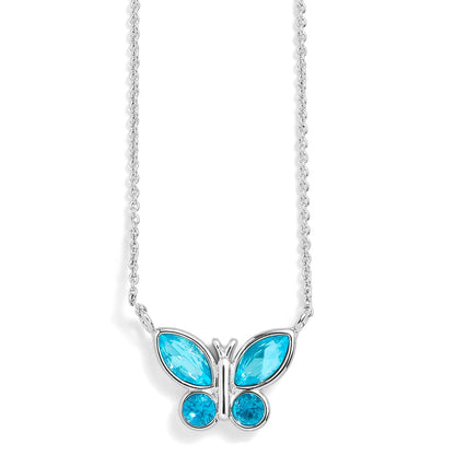 Birthstone Butterfly Necklace