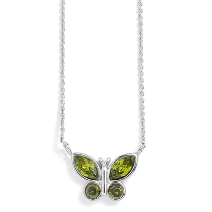 Birthstone Butterfly Necklace
