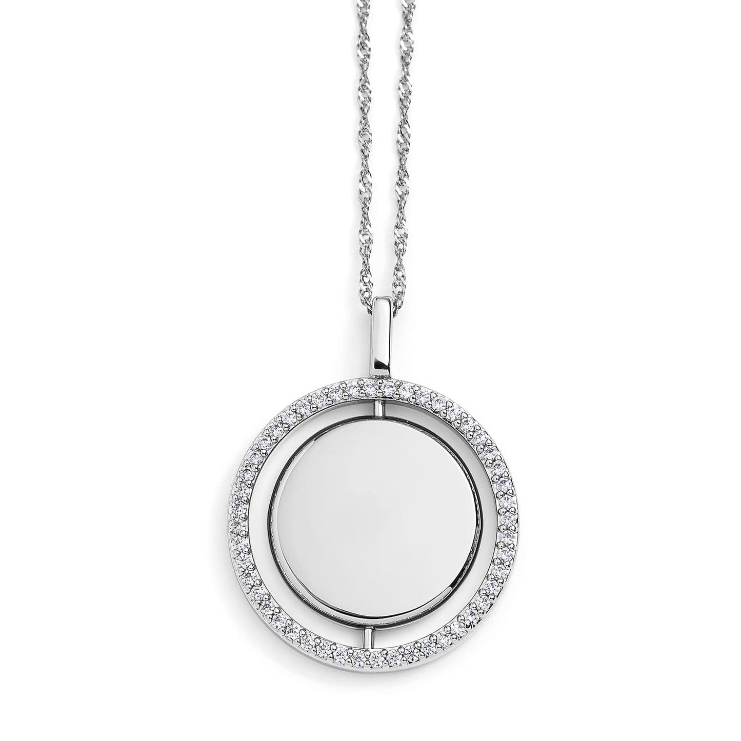 Engravable Spin Necklace