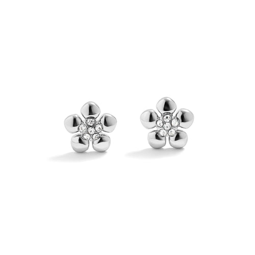 Metal Flower Stud Earrings