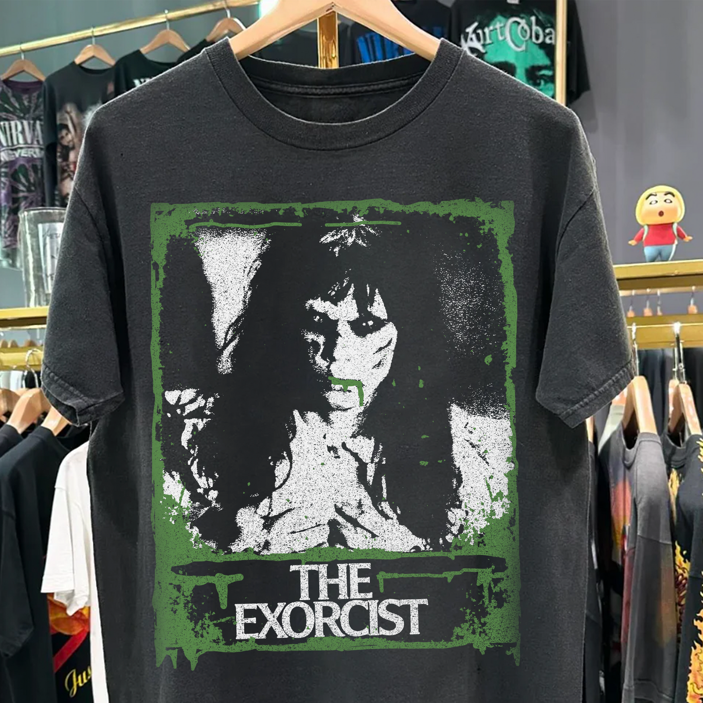 The Exorcist Washed Black Tshirt