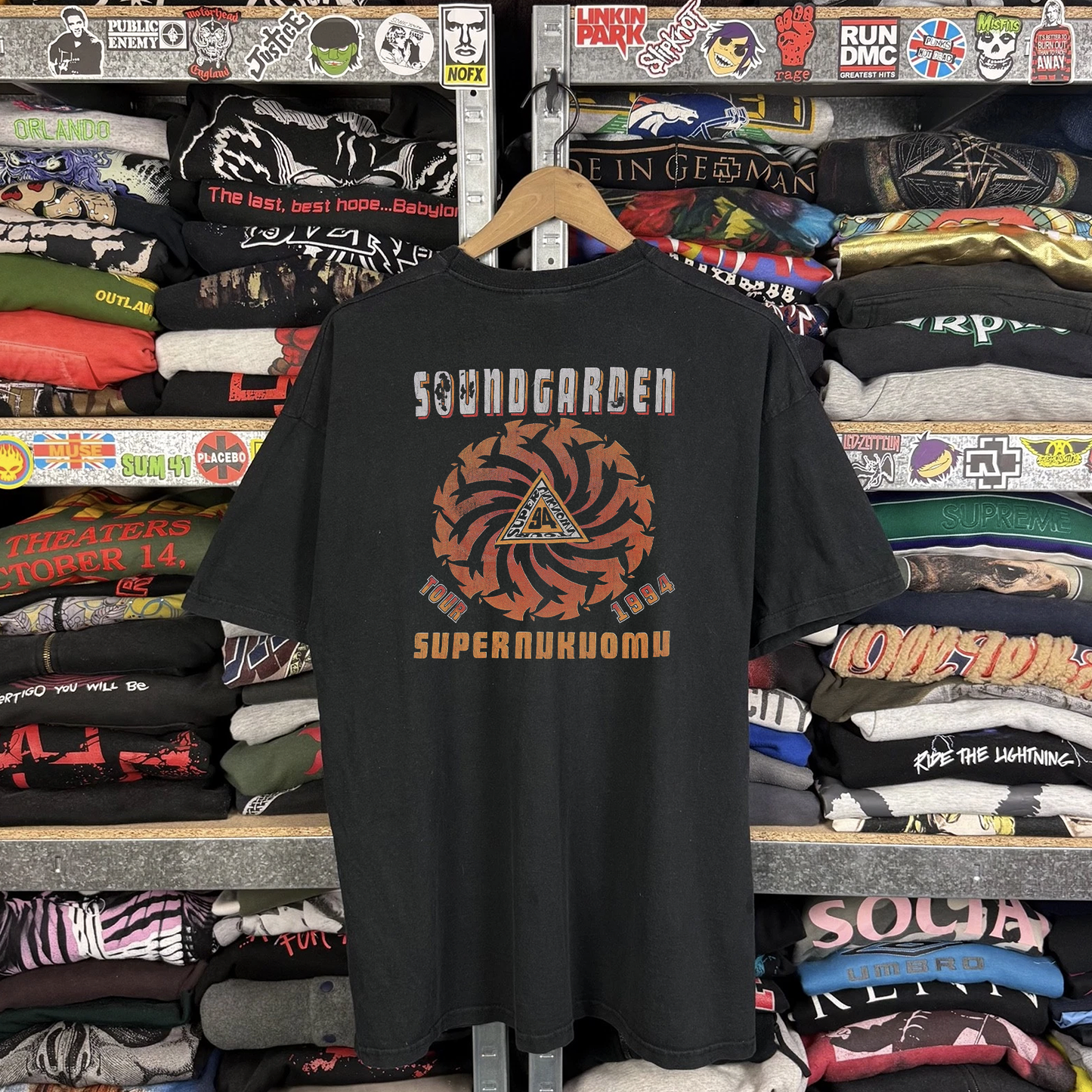 1994 Soundgarden Superunknown Tour Washed Black Tee
