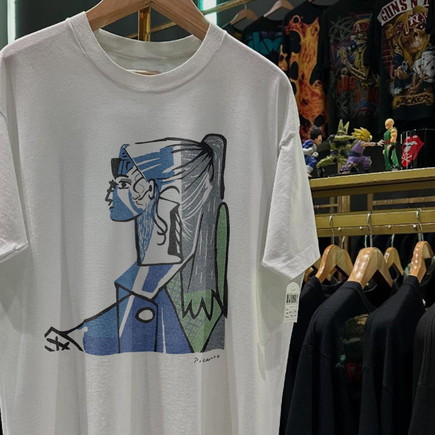 Sylvette By Picasso Rare Washed White T-Shirt