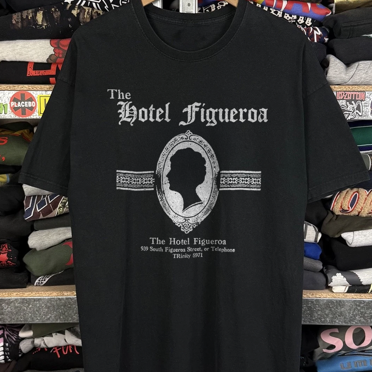 Hotel Figueroa Grail Washed Black Tee