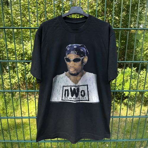 1997 'Rodman' Nwo Rare Washed Black T-Shirt